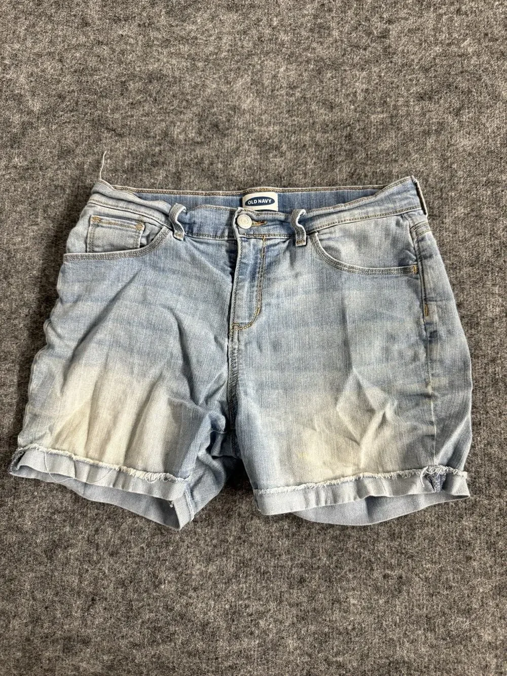 Old Navy Shorts Girls Size 16 Blue Denim Jean Casual Basic Youth N92